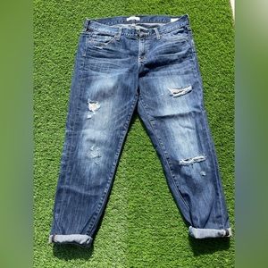 Abercrombie dark boyfriend jeans